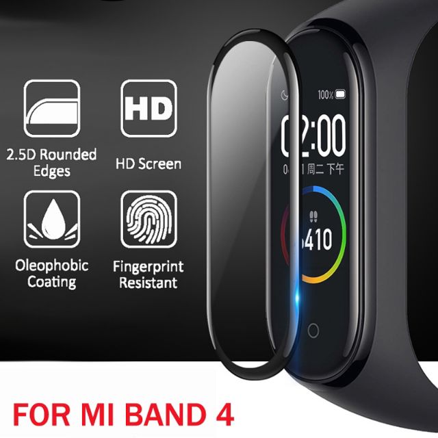 Kính cường lực dẻo cho đồng hồ Xiaomi Mi Band 4 chống xước, vỡ màn bình