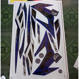 Tem rời ex 150 y15zr xanh đen gp