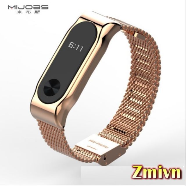 Dây đeo kim loại Xiaomi miband 2