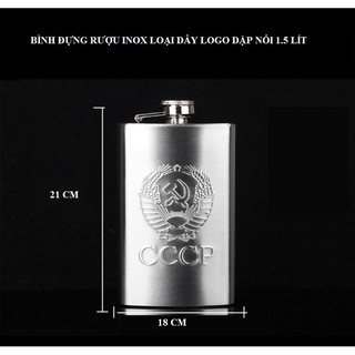 BÌNH ĐỰNG INOX CCCP 1.5L