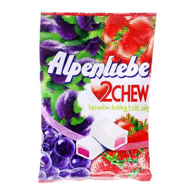 Combo 10 Túi Keo Alpenlible 2 Chew 87.5gr