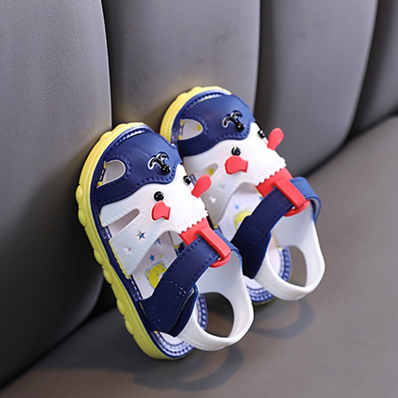 Giày xăng đan IQ ANGEL đế mềm thoáng khí chống trượt thời trang đi biển cho bé