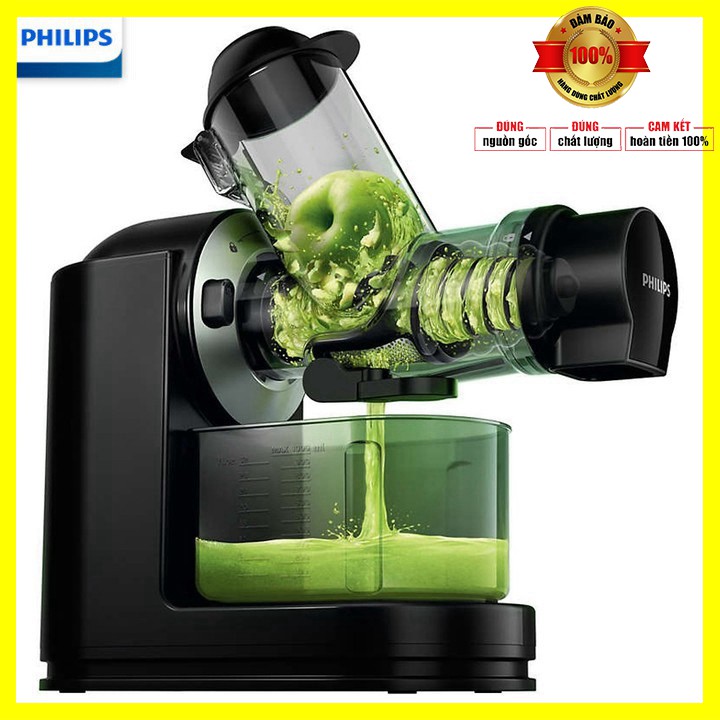 Máy ép chậm trái cây thương hiệu cao cấp Philips-HR1889/71 Công suất 150W, dung tích 1L - Bảo Hành 12 tháng