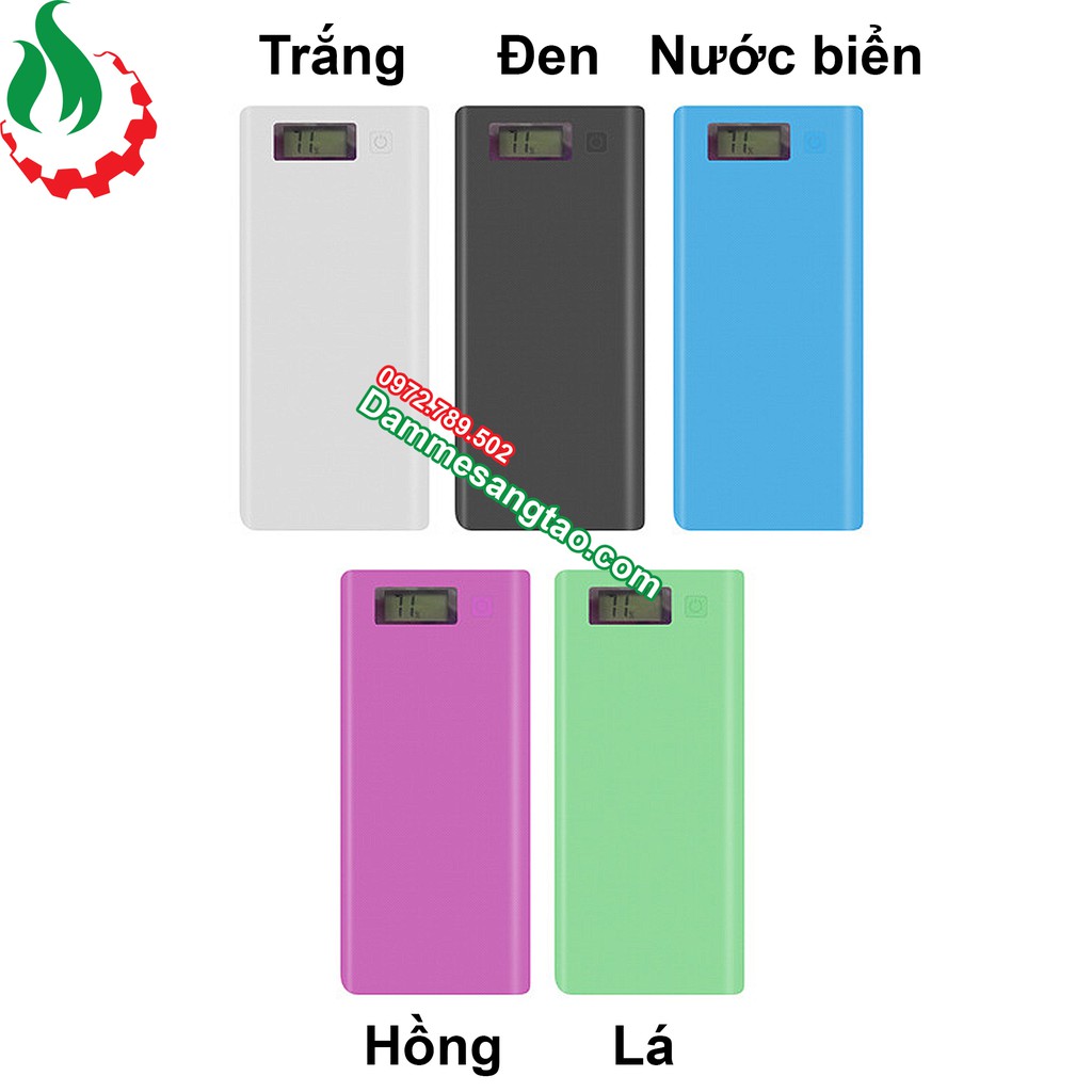 DMST Box sạc dự phòng 8 cell 18650 LCD (Không pin)