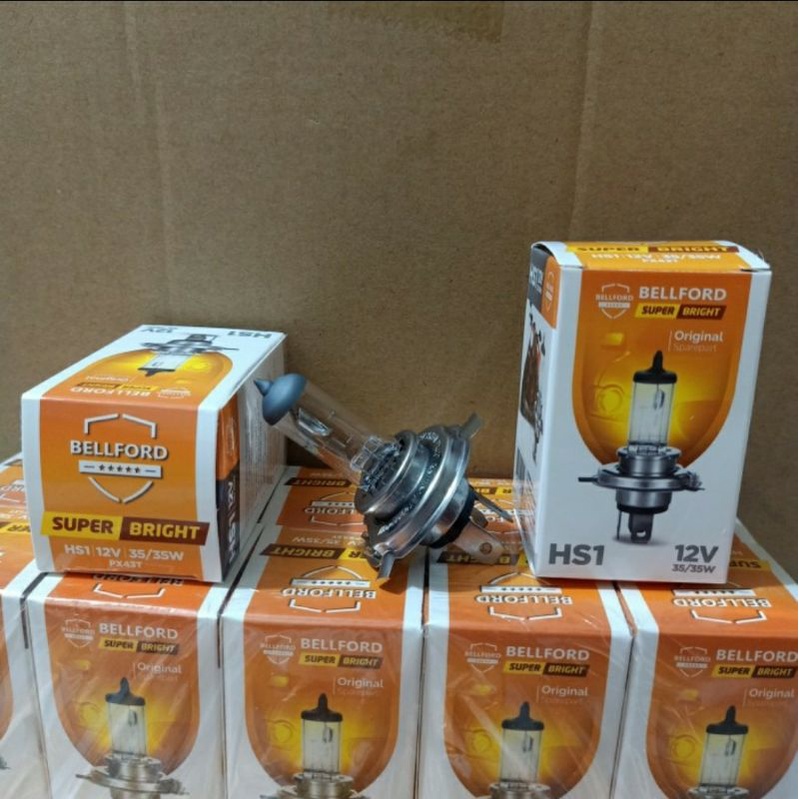 Bóng Đèn Halogen HS1 12V 35/35W Chất Lượng Cho Xe Mô Tô