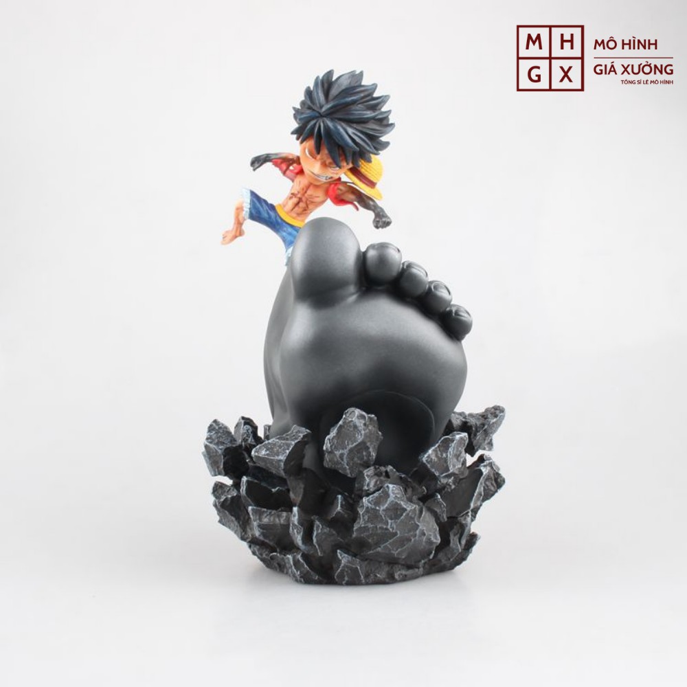 Mô hình Luffy mũ rơm One Piece sử dụng gear 3 ở Chân haki Vũ trang Cao 25 cm - Figure Tượng Monkey D.Luffy Vua Hải Tặc