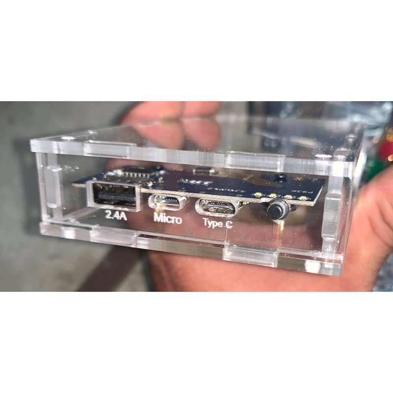 box sạc dự phòng QC 6 cell 18650