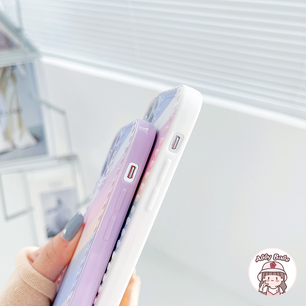 Ốp Điện Thoại TPU Mềm Chống Sốc Màu Kẹo Hình Trái Tim 3D Cho IP 13 12 11 Pro Max XR 8 7 Plus