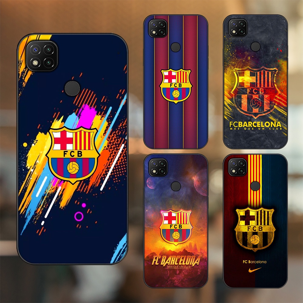 Ốp lưng Xiaomi Redmi 9C viền đen in hình Barcelona Barca
