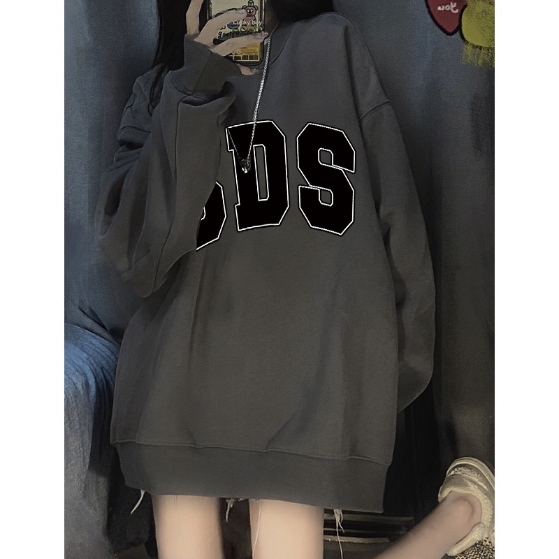 NRVP Áo Thun Tay Dài Oversize In Họa Tiết Phong Cách Hàn Quốc Thời Trang Cho Nam Và Nữ