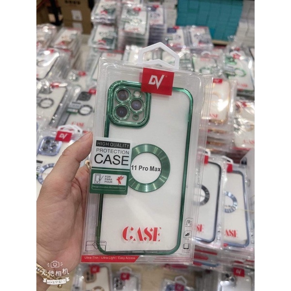 Ốp Điện Thoại Iphone Nam Châm 6D Sang Trọng Bảo Vệ Camera Cho Ip 11,12,13 Promax