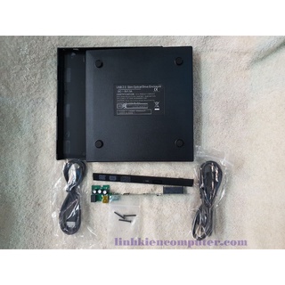 Hộp Box để đựng ổ đĩa DVD laptop gắn ngoài qua cổng USB, box đựng ổ đĩa 9.5mm và 12.7mm (ko bao gồm ổ đĩa)