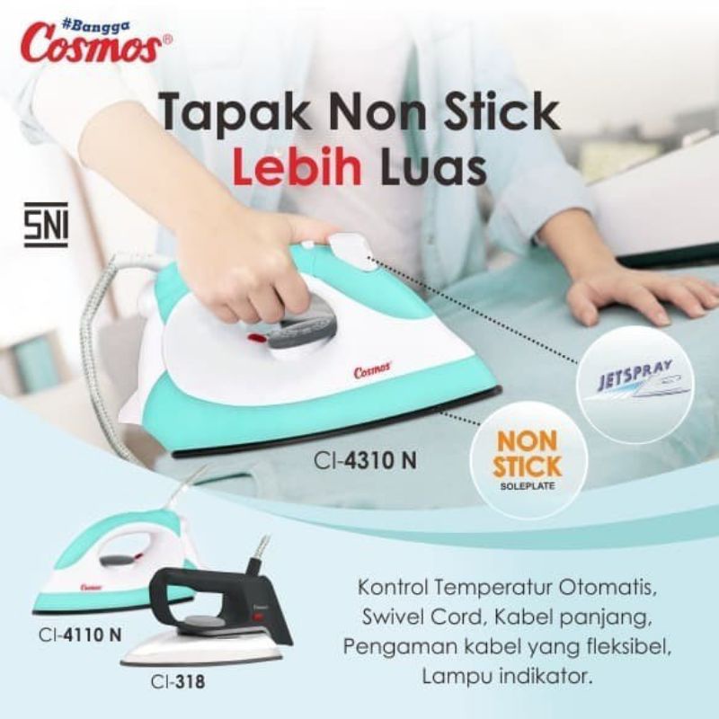Sắt COSMOS 400W CIS-318 F1 Và CI 4110 N COSMOS Cổ Điển