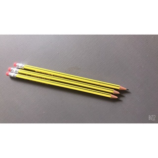 Bút chì gỗ 2B KAHYMA - Hộp 10 cây - ngòi mềm có tẩy dành cho học sinh - Bút chì 2B lục giác - HOKAMI STORE