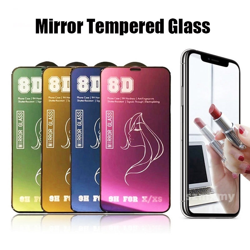Kính Cường Lực 8D Bảo Vệ Màn Hình Điện Thoại Iphone 14 13 12 11 Pro XS Max X XR 7 8 Plus