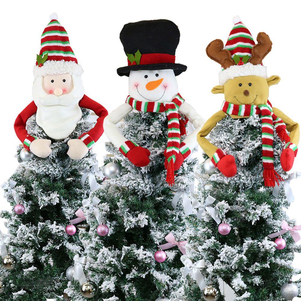 Mũ Ông Già Noel / Người Tuyết 24 Món Dùng Trang Trí Cây Thông Giáng Sinh