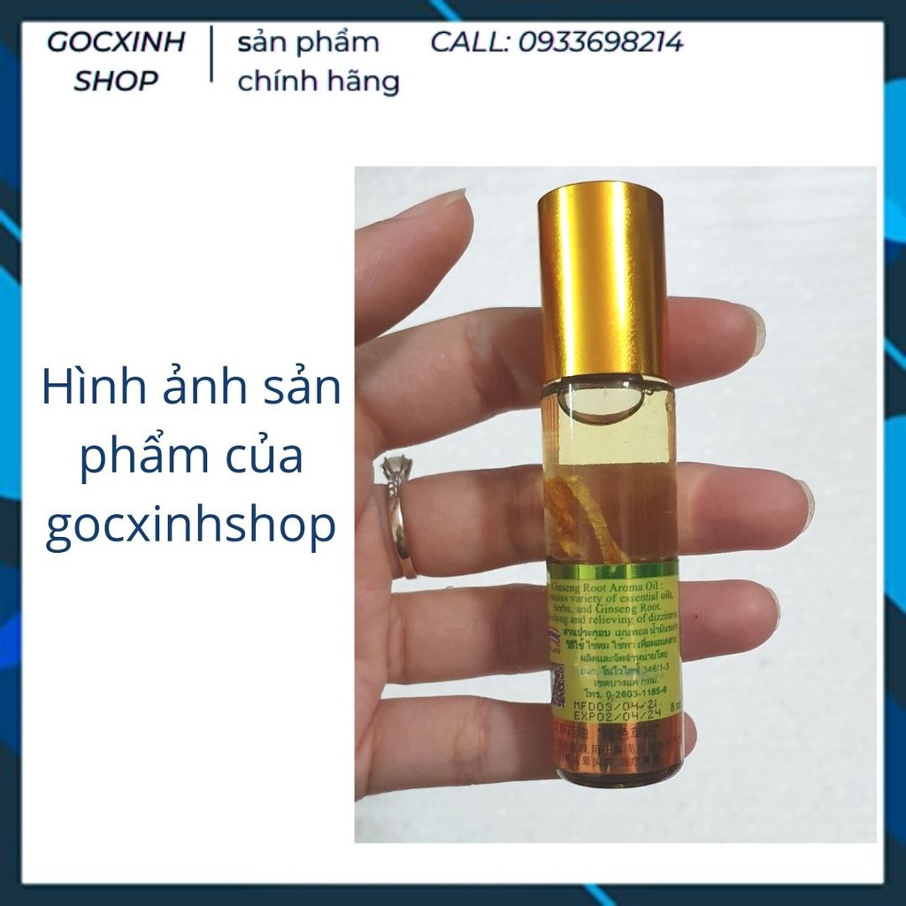 Dầu Lăn Sâm Thái Ginseng Green Herb Oil Thái Lan