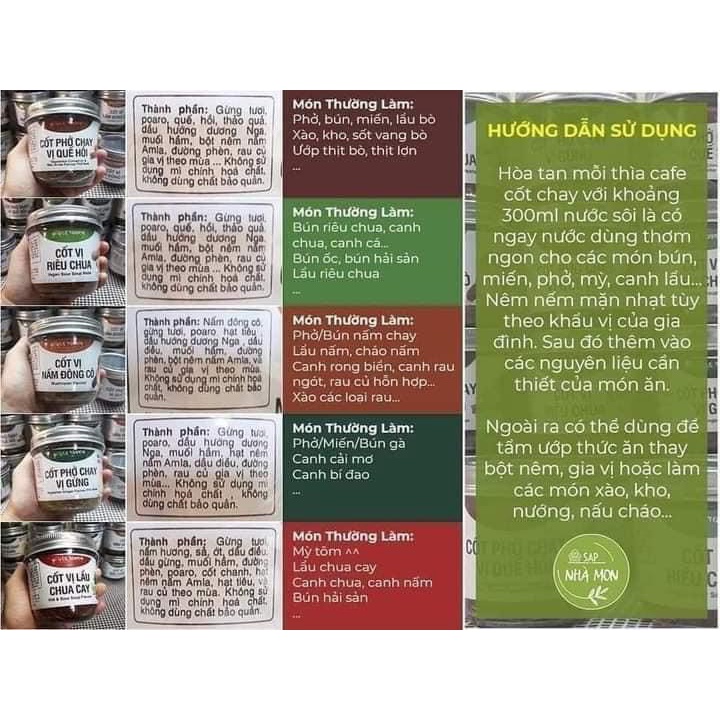 Cốt phở chay Letonkin - Cốt nấu nước lèo chuẩn ngon