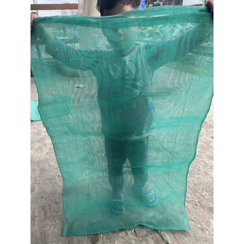 (SIẾU TỐT) TÚI ĐỰNG THUỶ SẢN TÚI ĐỰNG RẮN CUA CÁ DÀI 1m RỘNG 60cm LƯỚI MAU DẦY CỰC BỀN