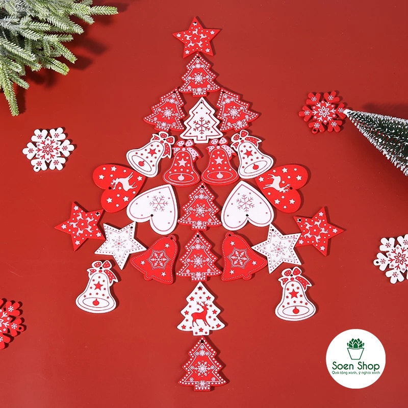 |FREESHIP| Phụ kiện TAG THẺ NOEL trang trí Noel, Giáng sinh- Phụ kiện trang trí, mô hình tiểu cảnh