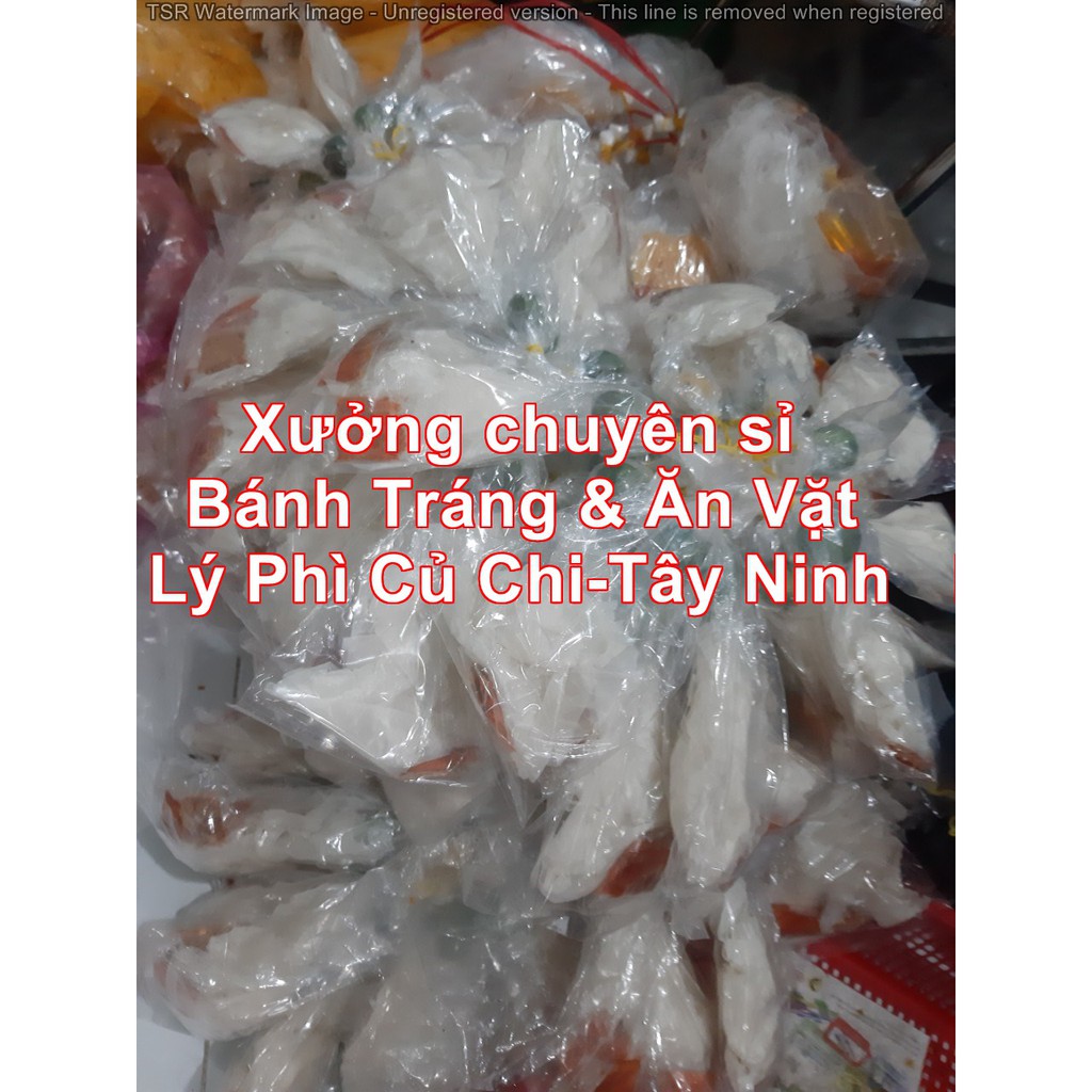 Bánh tráng phơi sương rìa muối tắc 1 xâu 14 bịch