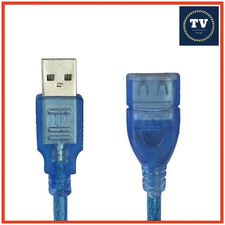 Dây cáp USB nối dài 1.5m xanh | nối dài usb 1.5m xanh