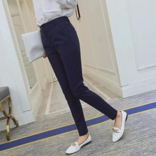 [ Giảm Giá 35% ] Âu Phục - Quần Vải Nữ - ống cỡ vừa - bền và co giãn tốt - Không bai nhão , xù lông [ BIG SALE ] | BigBuy360 - bigbuy360.vn