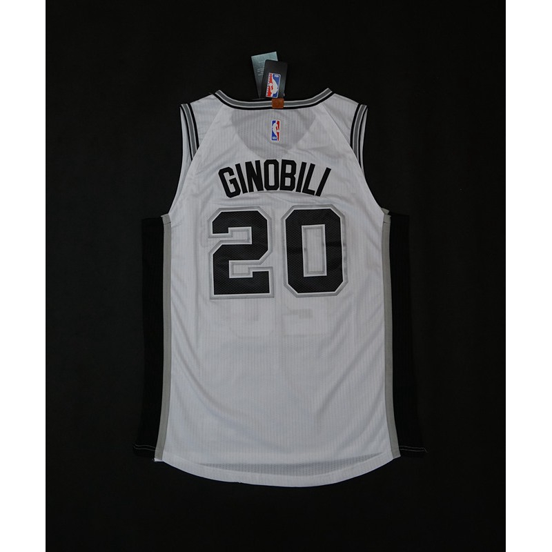 Nike Loose San Antonio Spurs Manu Ginóbili NBA Jersey #20 Newest Top white Basketball jersey