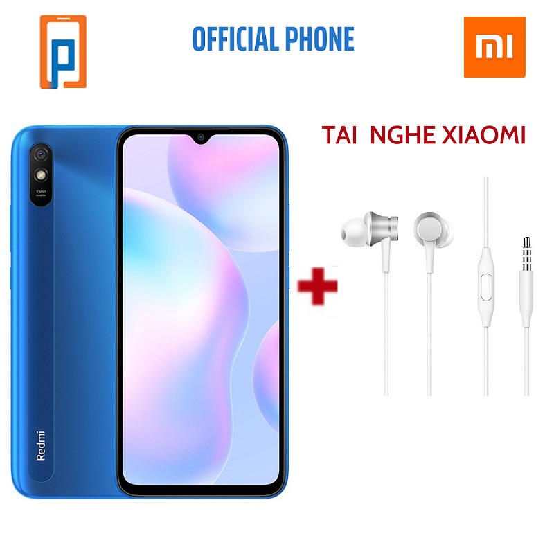  [COMBO] Điện thoại Xiaomi Redmi 9A + Tai nghe Xiaomi Mi Earphone Basic - Hàng chính hãng | BigBuy360 - bigbuy360.vn