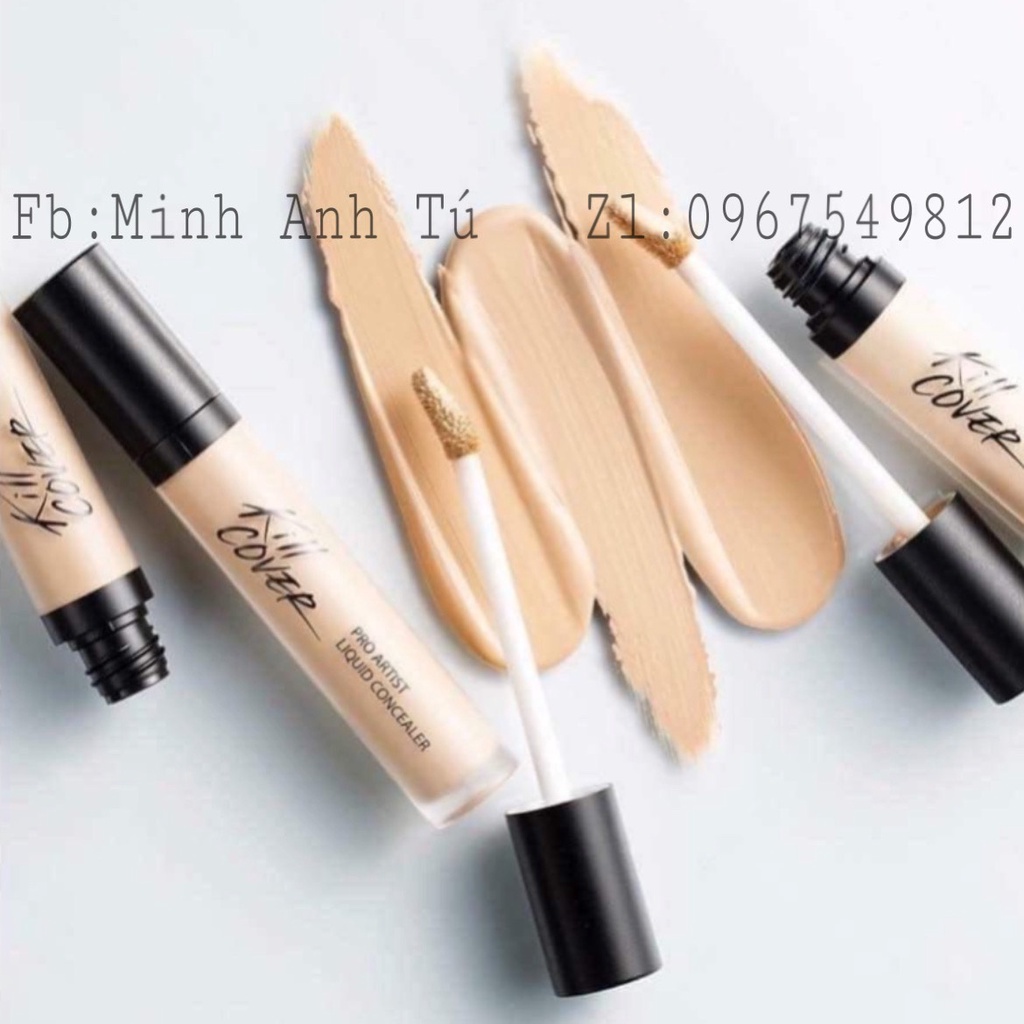 Kem Che Khuyết Điểm Clio Kill Cover Liquid Concealer Đủ Các Tone Màu