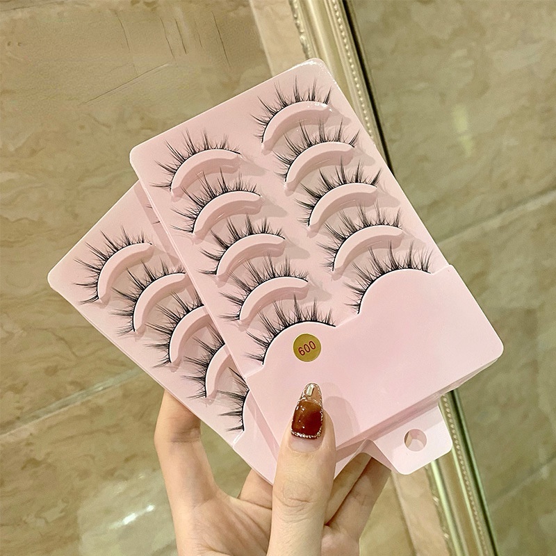 [Hàng Mới Về] 5 Cặp Lông Mi Giả 3D Hình Truyện Tranh Công Chúa Quỷ Nhỏ Siêu Tự Nhiên【gửi tặng keo】