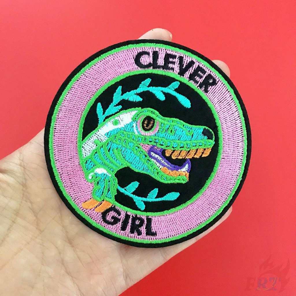 Miếng ủi quần áo chủ đề jurassic park khủng long diy