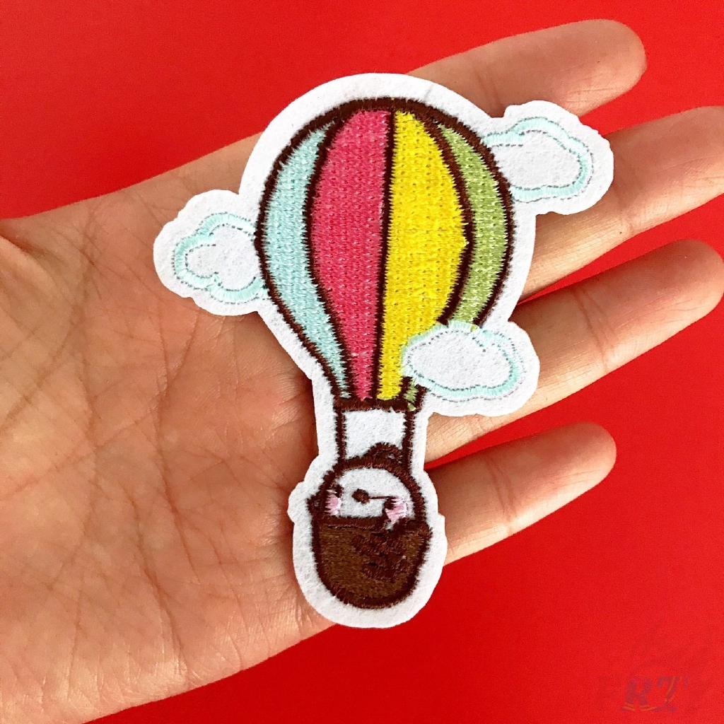 ☸ Outdoor Sports - Hot Air Balloon - Series 01 Patch ☸ 1Pc Diy Sew on Iron on Patch
