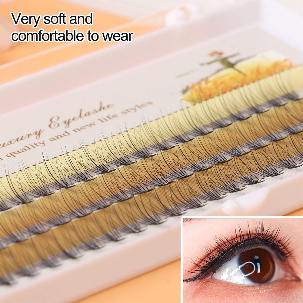 Set 60 Cụm Lông Mi Giả Cong Dày Tự Nhiên 0.07