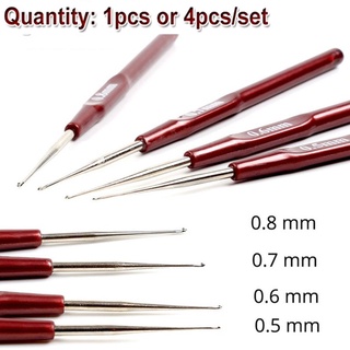 Daweif Dreadlock Móc Kim Cho Tóc Nối Dài Để Làm Dreadlock Micro Hook Dụng Cụ Làm Tóc Bện