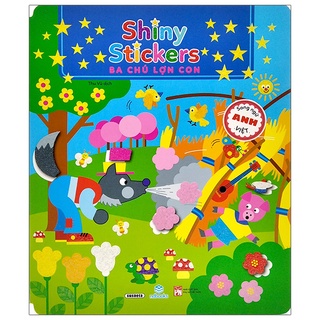 Sách shiny sticker - ba chú lợn con