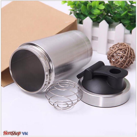 Bình Lắc Inox 304 Giữ Nhiệt 700ml Không Gỉ Pha Sữa , Trà Sữa , Nước Ép