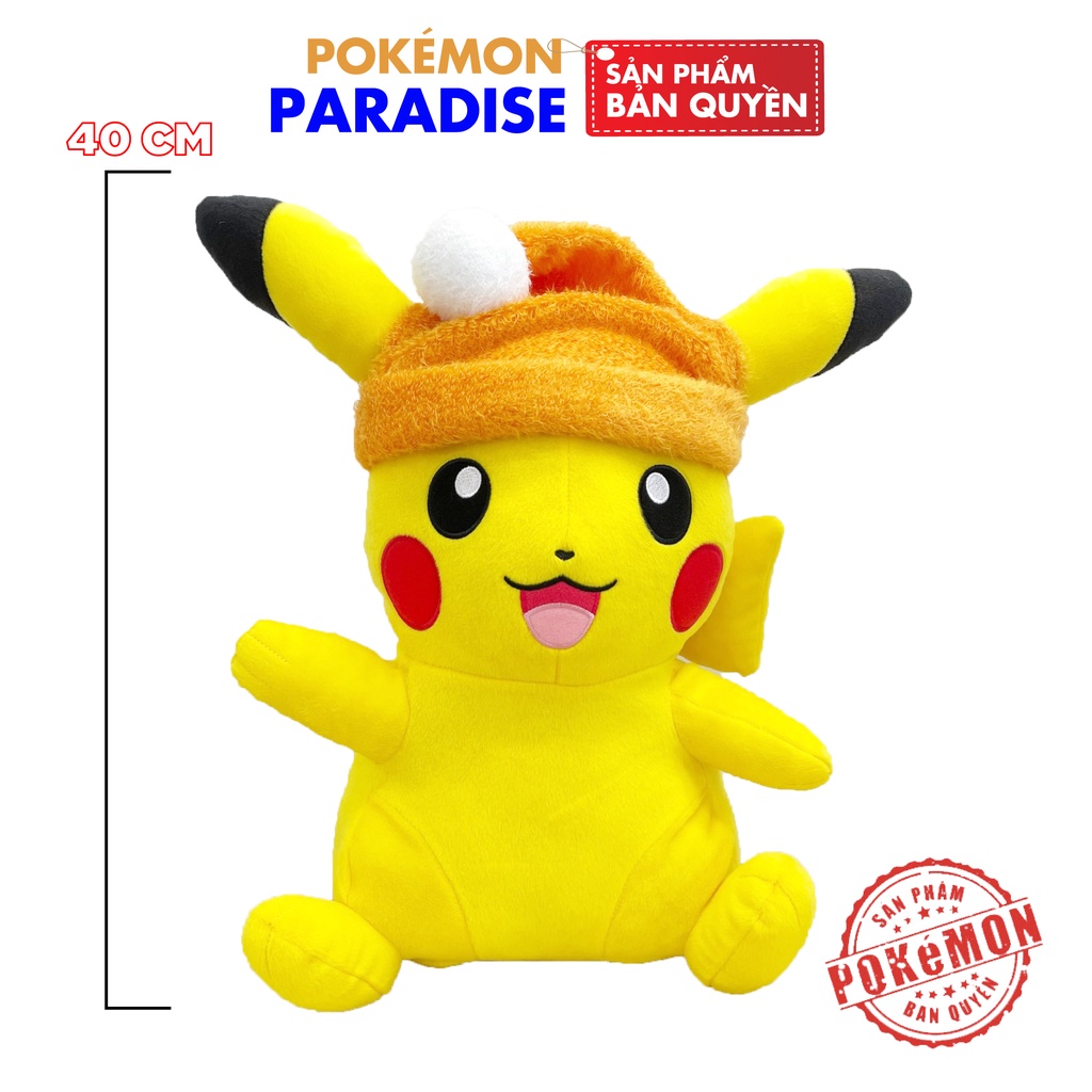 Thú bông Pikachu Winter | Banpresto - Pokémon SUPER BIG PLUS