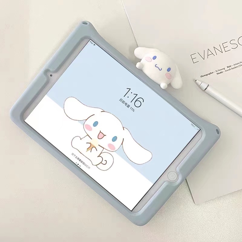 Ốp Máy Tính Bảng Silicon Mềm Chống Rơi Hình Cinnamoroll Thời Trang Cho Ipad 2018 Mini1/2/3 Mini4/5 ipad6 Pro9.7 ipad2/3/4 2019ipad10.2