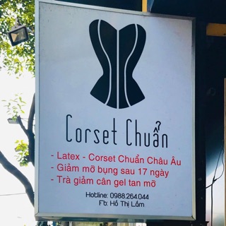 Đai nịt bụng Latex Corset Chuẩn