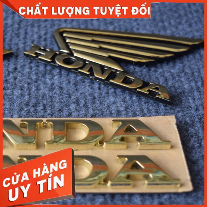 Logo Honda Cánh Én/ Cánh Chim và Logo Honda Cứng Gắn Xe Máy , Oto