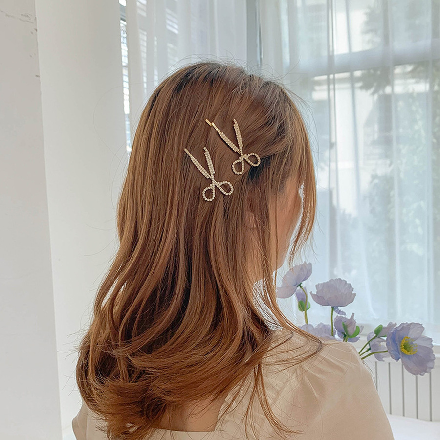 Kẹp tóc đính đá lấp lánh phong cách Hàn Quốc
