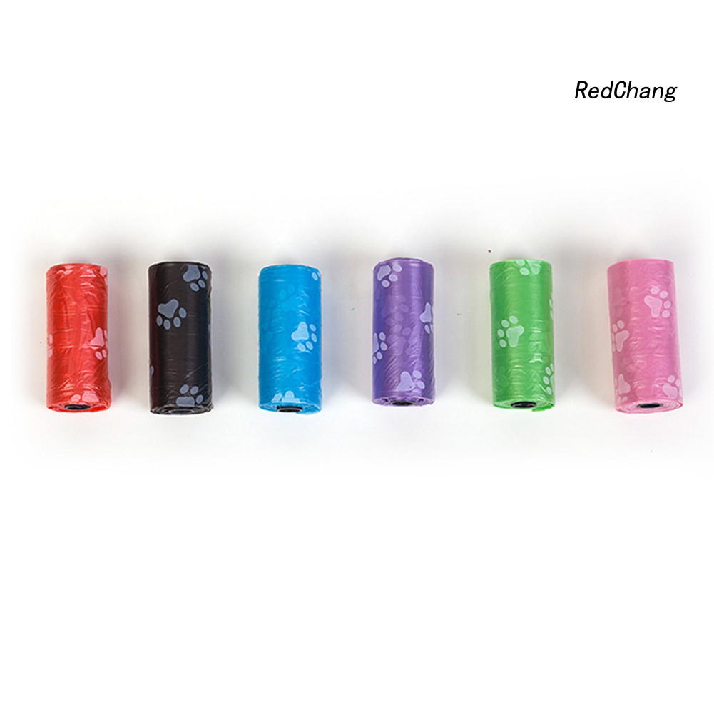 Set 5 cuộn túi nylon dùng dọn vệ sinh cho thú cưng tiện dụng