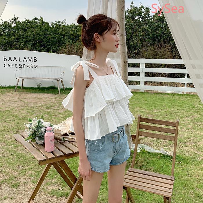 Áo Nữ Hai Dây Dáng Rộng Phong Cách Hàn Quốc Thời Trang Mùa Hè | BigBuy360 - bigbuy360.vn