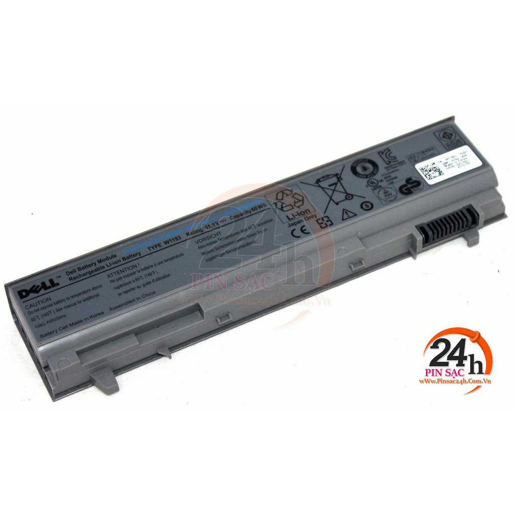 PS24. Pin Zin laptop Dell Latitude E6400, E6410, E6500, E6510, Precision M2400