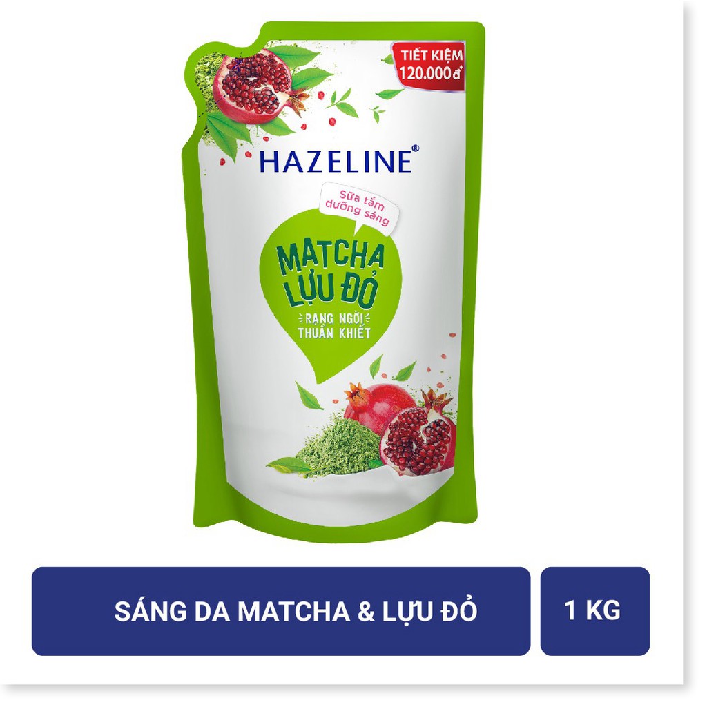 [Mã chiết khấu giảm giá sỉ mỹ phẩm chính hãng] Sữa tắm dưỡng da Hazeline 1kg (Túi)