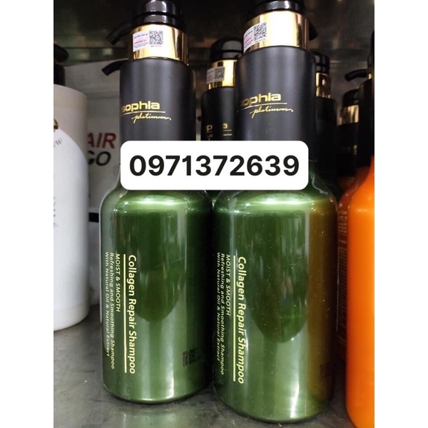 dầu gội sophia collagen xanh 500ml