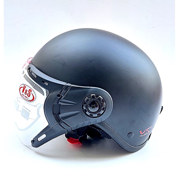 Mũ bảo hiểm nửa đầu có kính siêu đẹp - VS105k -đủ màu - bảo hành 12 tháng