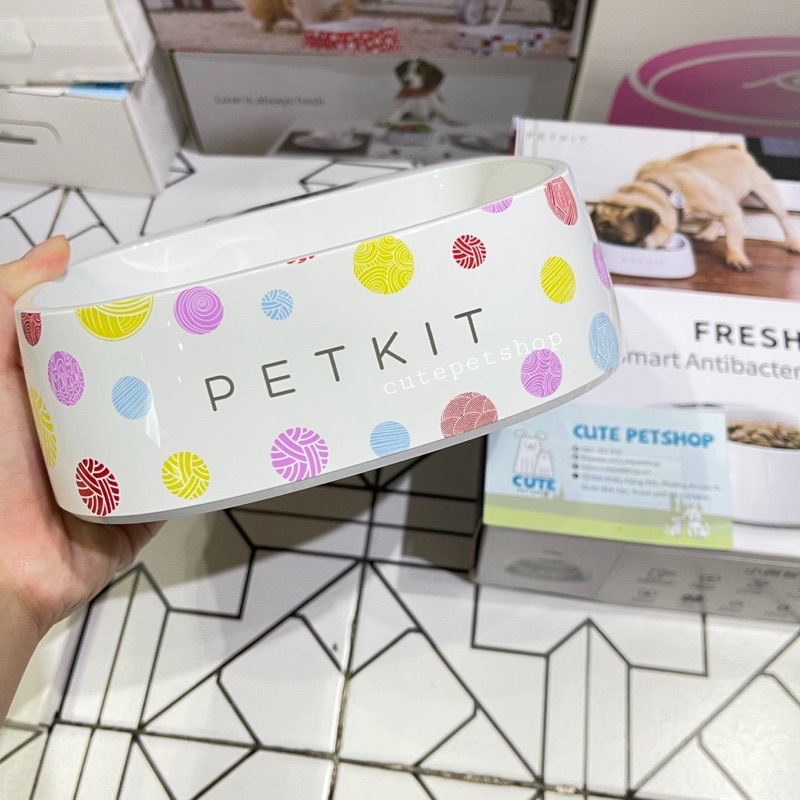 Bát Ăn Uống Thông Minh Kèm Cân Điện Tử Cho Chó Mèo Fresh Smart Antibacterial Bowl Petkit