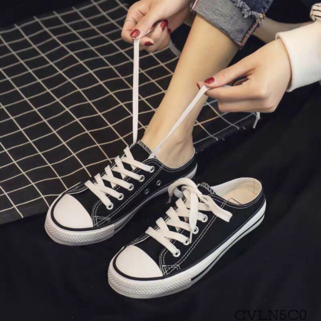 Giày Sục Thể Thao Dẫm Gót Đế Bệt Fullbox | BigBuy360 - bigbuy360.vn